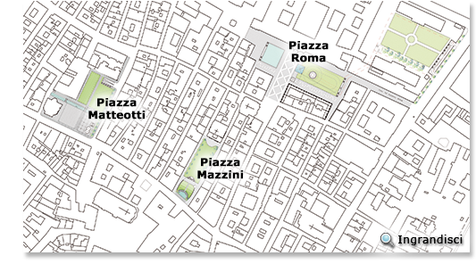 Riqualificazione delle Piazze del Centro: Planimetria generale