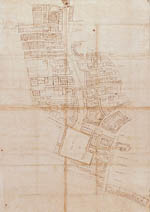 Pianta di una parte della città - Zona di Canalchiaro - 1621