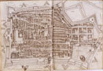Pianta prospettica di Modena, prima metà del XVII secolo